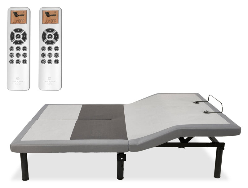 Base ajustable à tête divisée Flex de Bedgear pour très grand lit
