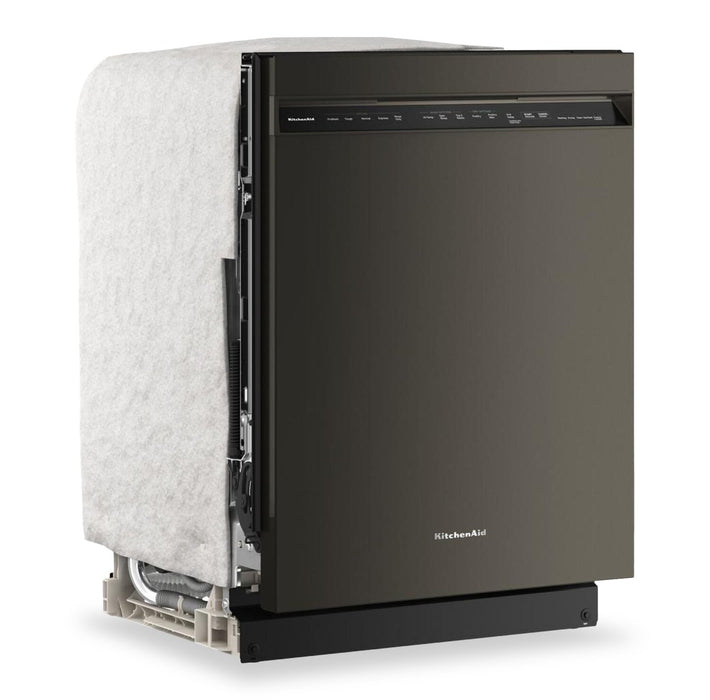 Lave-vaisselle KitchenAid de 24 po et de 44 dBA avec troisième panier 360° Max JetsMC - minerai noir - KDFS424SBE