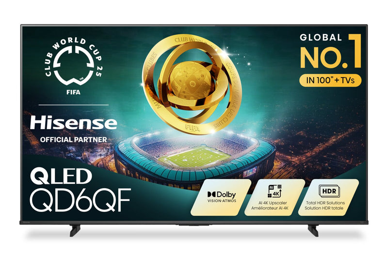 Téléviseur intelligent Hisense QD6QF UHD 4K de 65 po avec Fire TV