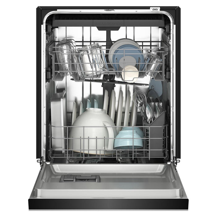 Lave-vaisselle KitchenAid de 24 po et de 47 dBA avec panier à ustensiles sur le troisième niveau - blanc - KDFS224SWH 