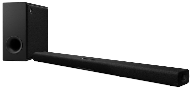 Barre de son à 2.0 canaux YAMAHA avec Dolby AtmosMD, True X Surround et caisson d’extrêmes graves sans fil (SR-X50A)