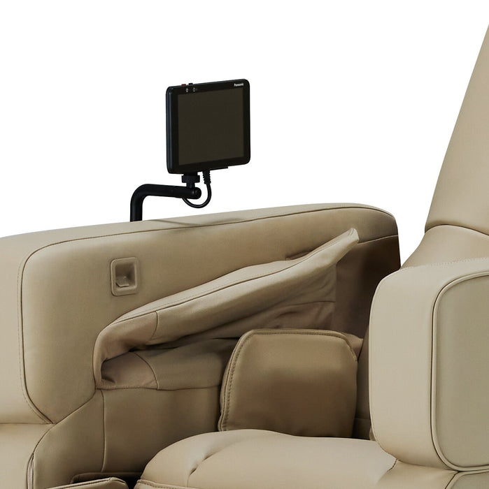 Fauteuil de massage complet Real ProMC de Panasonic en cuir synthétique de qualité supérieure - beige