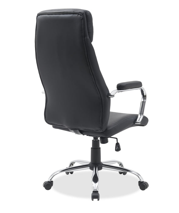 Chaise de bureau Steadman de 24.4 po - noire