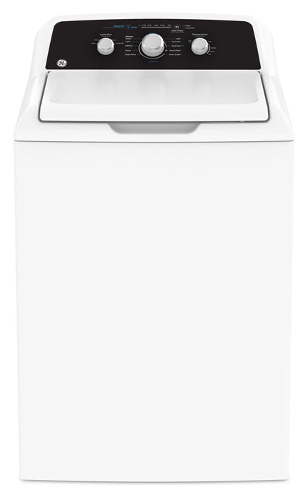 Laveuse à chargement par le haut de 4,4 pi3 et sécheuse électrique de 6,2 pi3 de GE avec cycle SaniFresh