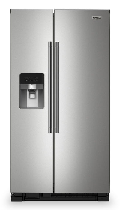 Maytag 36" 25 Cu. Ft. Side-by-Side Refrigerator - Stainless Steel - MRSF4036PZ | Réfrigérateur Maytag de 25 pi³ et de 36 po à compartiments juxtaposés - acier inoxydable - MRSF4036PZ | MRSF403Z