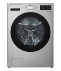 Laveuse à la vapeur intelligente haute efficacité LG à chargement frontal de 5,8 pi3 - acier graphite - WM5800HVA