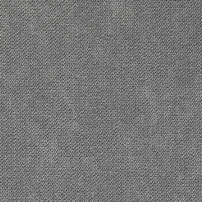 Sofa sectionnel de droite Metro 2 pièces en tissu avec fauteuil long et coussins de siège capitonnés - gris