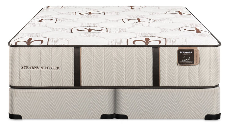Ensemble matelas ferme luxueux à plateau régulier Allianz de Stearns & Foster pour très grand lit