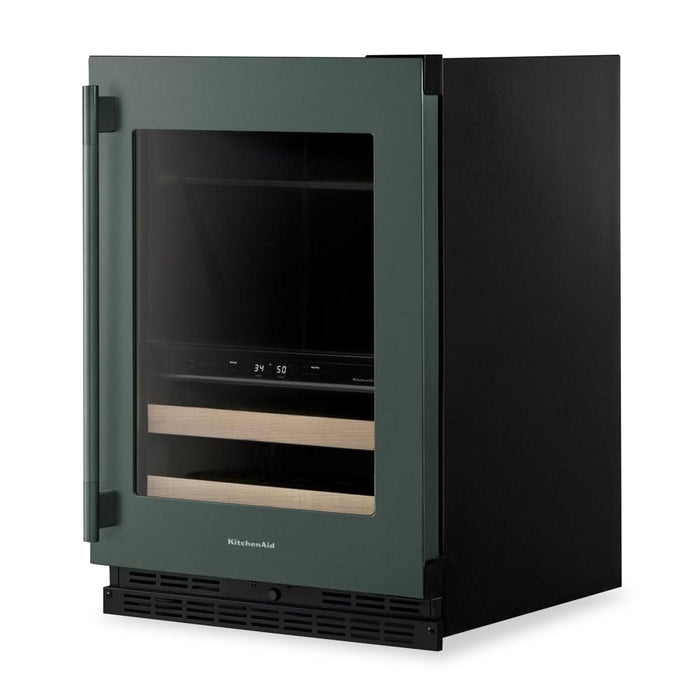 Refroidisseur à boissons KitchenAid de 24 po avec grilles à devant en bois - genièvre - KUBR524SJP