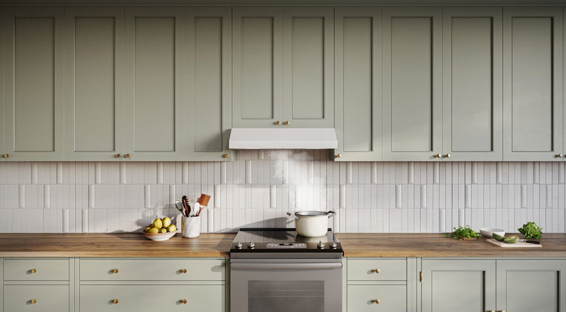 Hotte de cuisinière sous l’armoire Broan de série GLA3 de 36 po - blanche - GLA3304WW
