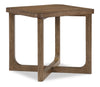 Table de bout Maxwell de 24 po - noyer brun clair