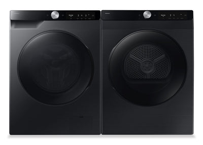 Samsung 4 Cu. Ft. Compact Dryer and 2.9 Cu. Ft. Compact Front Load Washer - Black | Sécheuse compacte de 4 pi3 et laveuse compacte à chargement frontal de 2,9 pi3 de Samsung - noire