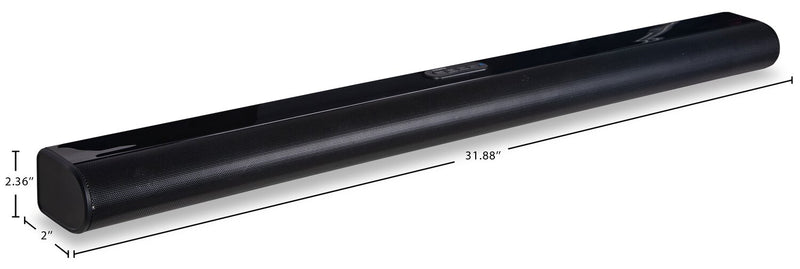 Barre de son à 5.1 canaux avec Bluetooth, caisson d’extrêmes graves câblé et son ambiophonique sans fil (PSB551)