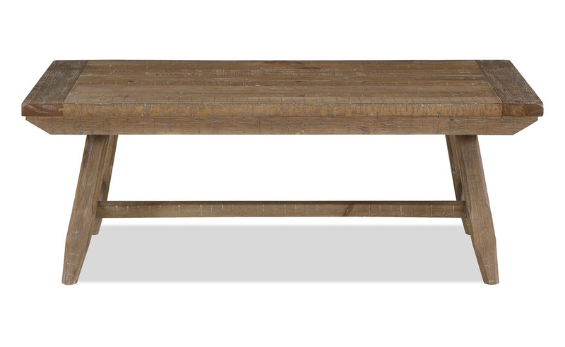 Table à café rustique Cedar de 48 po - pin naturel