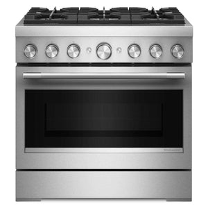 Cuisinière hybride KitchenAid de 5,1 pi3 avec friture à air sans préchauffage - acier inoxydable - KFDS936SSS 