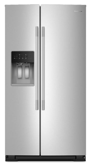 Réfrigérateur KitchenAid de 29 pi3 et de 36 po - acier inoxydable résistant aux traces de doigts - KRSF536RPS 