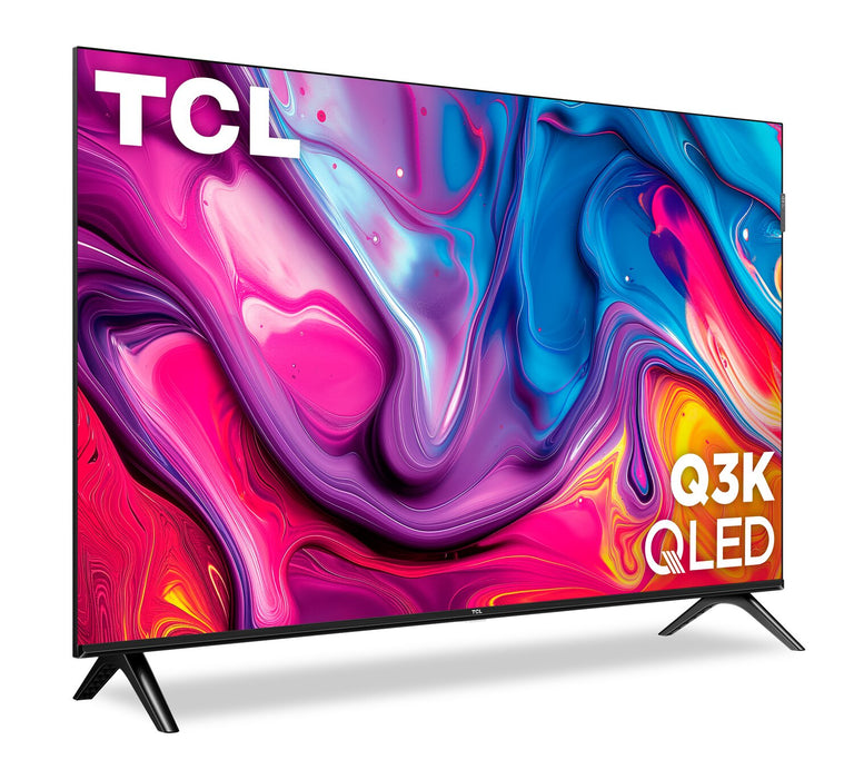 Téléviseur intelligent QLED TCL Q3K Full HD de 32 po avec boîtes quantiques et Google TV (32Q3K)