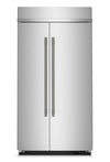Réfrigérateur encastré KitchenAid de 25,5 pi3 et de 42 po à compartiments juxtaposés - acier inoxydable - KBSN742SPS