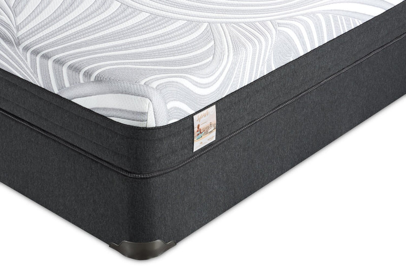 Ensemble matelas ferme à plateau-coussin dans une boîte Spa 8 de Springwall pour lit simple