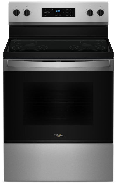 Whirlpool 5.3 Cu. Ft. Electric Range with Self-Clean - Stainless Steel - YWFES3530RS | Cuisinière électrique Whirlpool de 5,3 pi³ avec autonettoyage - acier inoxydable - YWFES3530RS