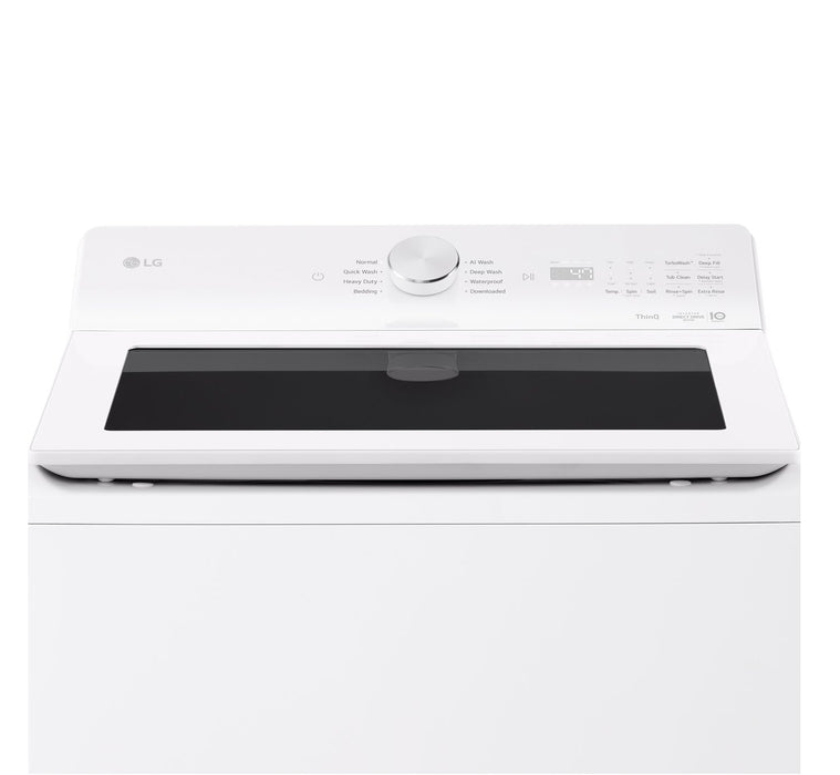Laveuse intelligente LG à chargement par le haut de 5,6 pi3 avec EasyUnload - essence blanche - WT8205CW