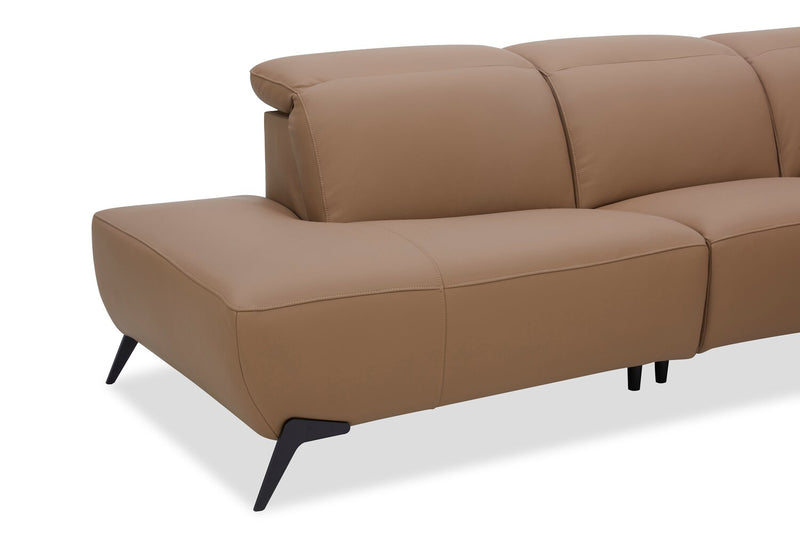  Sofa sectionnel de gauche à inclinaison électrique Valencia 5 pièces - Blanca Macha