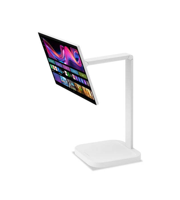 Moniteur intelligent IPS LG Swing UHD 4K de 32 po avec écran tactile et support à roulettes (32U889SA-W.ACC)