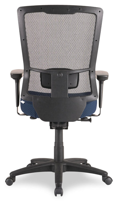Chaise de bureau Remy de Tempur-Pedic de 26,8 po - bleu marine avec dossier à mailles