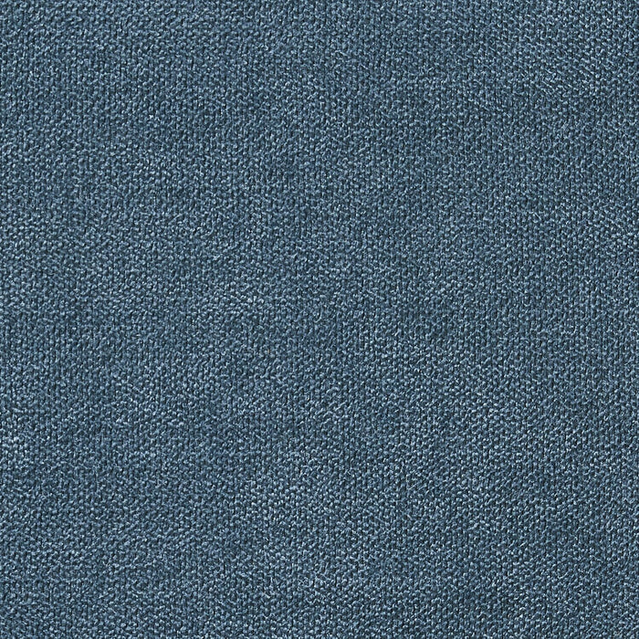 Pouf Metro de 63 po en tissu avec coussin capitonné - bleu denim
