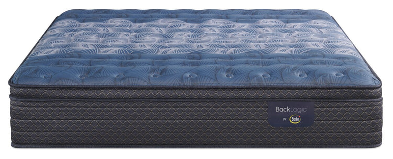 Matelas semi-ferme à Euro-plateau Back Logic 1.1 de Serta pour lit simple