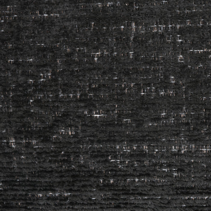 Fauteuil d’appoint coulissant, pivotant et inclinable Shay en chenille - ebony