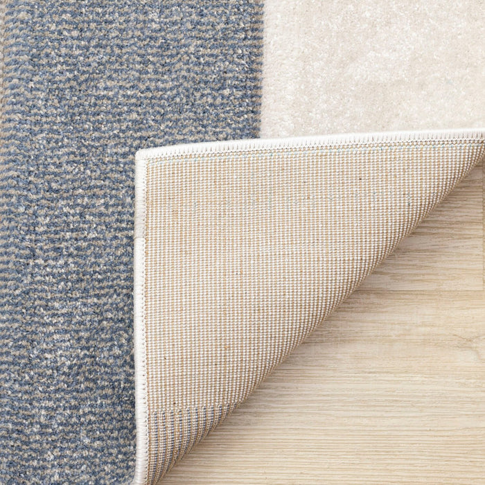 Carpette Farrah gris et bleu - 7 pi 10 po x 10 pi 6 po