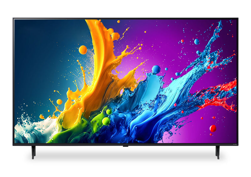 Téléviseur intelligent NanoCell LG 4K de 55 po à 60 Hz avec boîtes quantiques et HDR10 (55QNED80TUC)
