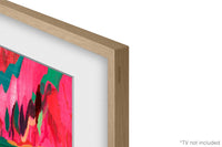  Cadre décoratif personnalisable pour téléviseur The Frame Pro de 85 po de Samsung - teck moderne
