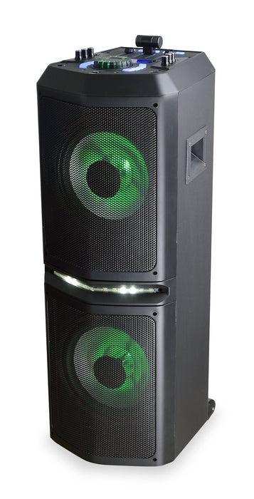 Système de fête DJ Remix de Monster de 300 W avec Bluetooth et microphone sans fil (10-MNREMIX)