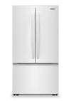 Réfrigérateur Whirlpool de 36 po et de 31 pi3 à portes françaises avec machine à glaçons - blanc- WRFF3136SW