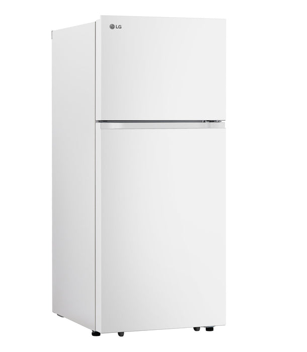 Réfrigérateur LG de 18 pi³ et de 28 po à congélateur supérieur qui convient à une installation dans un garage - blanc - LT18S2100W