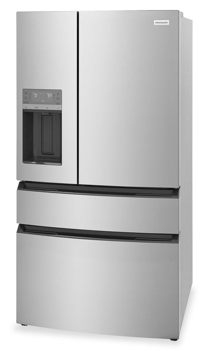 Réfrigérateur Frigidaire de 26 pi3 et de 36 po à 4 portes françaises - acier inoxydable résistant aux traces de doigts - FRMS2733AV 