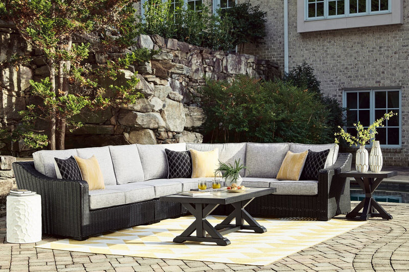 Ensemble Jasper 4 pièces pour la terrasse - noir