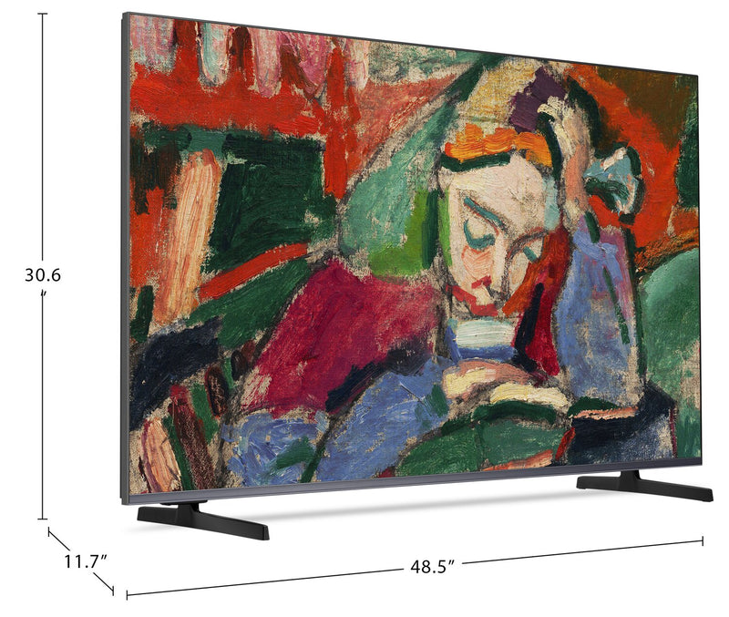 Téléviseur intelligent QLED HISENSE QD6QF CanvasTVMC UHD 4K de 55 po avec Google TVMC (55S7N) - modèle 2024