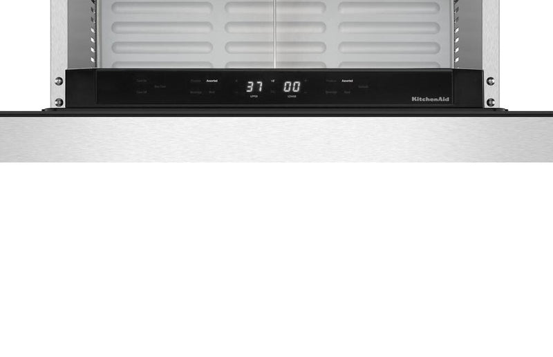 Tiroir réfrigérateur-congélateur double KitchenAid de 5,7 pi³ et de 24 po sous le comptoir - acier inoxydable - KUCT524SSB
