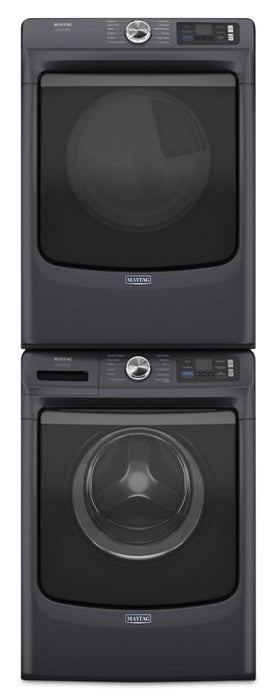 Laveuse intelligente à chargement frontal Pet Pro de 5,8 pi3 et sécheuse électrique de 7,4 pi3 de Maytag – acier minuit