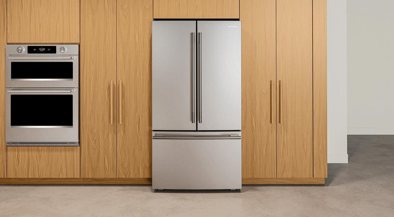 Réfrigérateur KitchenAid de 36 po et de 24 pi3 de profondeur comptoir à portes françaises - inoxydable PrintShieldMC - KRFC236SPS