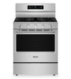 Cuisinière à gaz Maytag de 5 pi³ et de 30 po avec friture à air sans préchauffage - acier inoxydable résistant aux traces de doigts - MFGS7030SZ