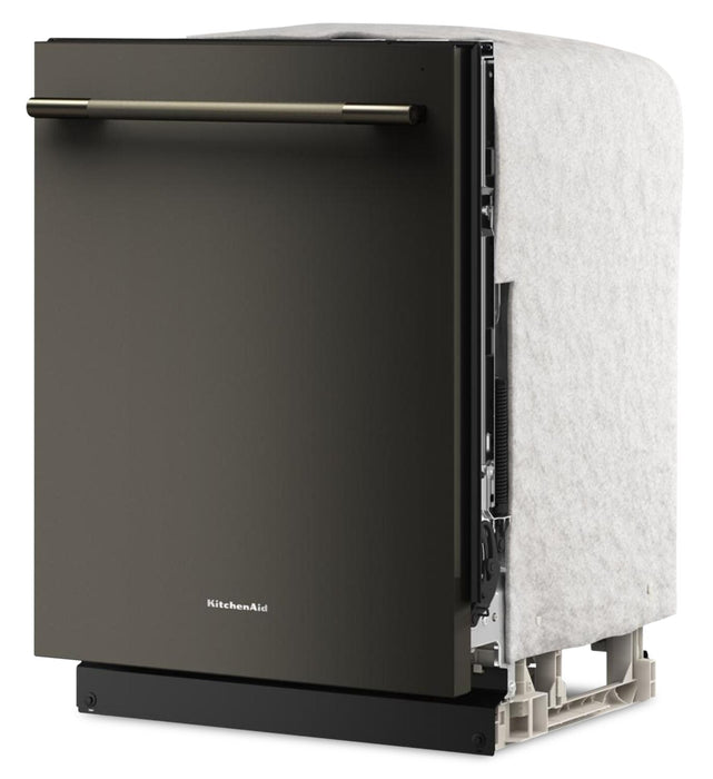 Lave-vaisselle KitchenAid de 24 po et de 44 dBA avec troisième panier 360° Max JetsMC - minerai noir - KDTS424SBE