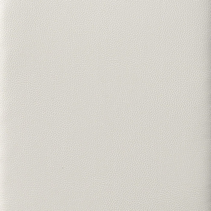 Lit plateforme rembourré Paseo en tissu de cuir végétalien taupe - format lit double