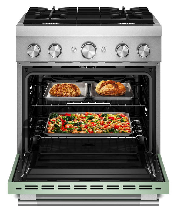 Cuisinière hybride KitchenAid de 4,1 pi3 avec mode de friture à air sans préchauffage - cardamome - KFDS930SDC