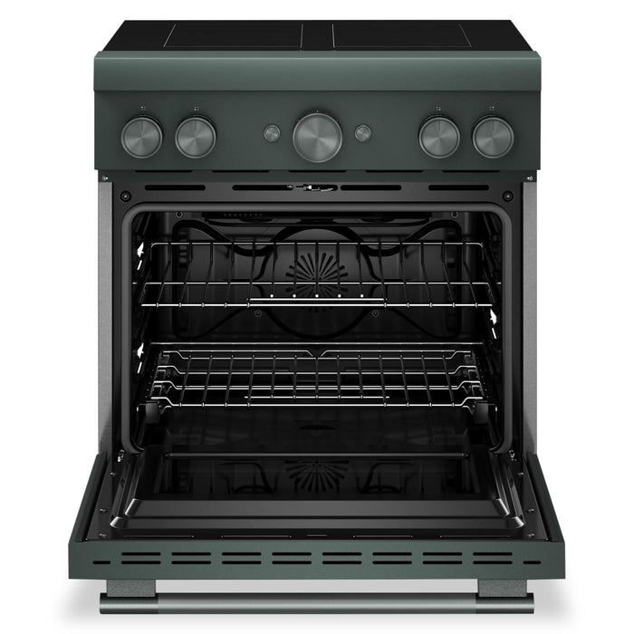 Cuisinière KitchenAid de 4,1 pi3 et de 30 po à convection avec friture à air sans préchauffage - genévrier - KFIS930SJP