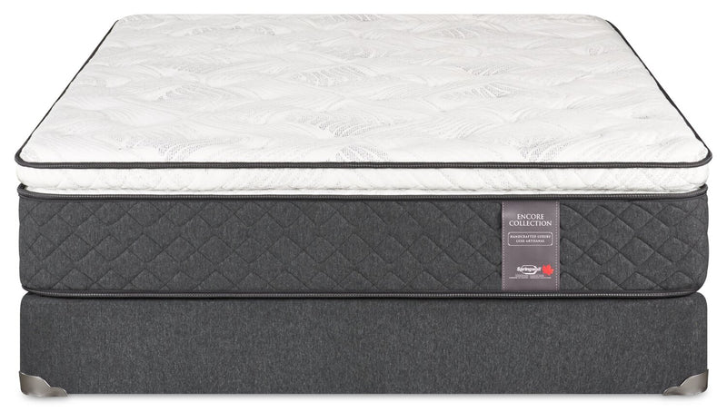 Ensemble matelas moyen à plateau-coussin Encore Atmosphere de Springwall pour lit simple 