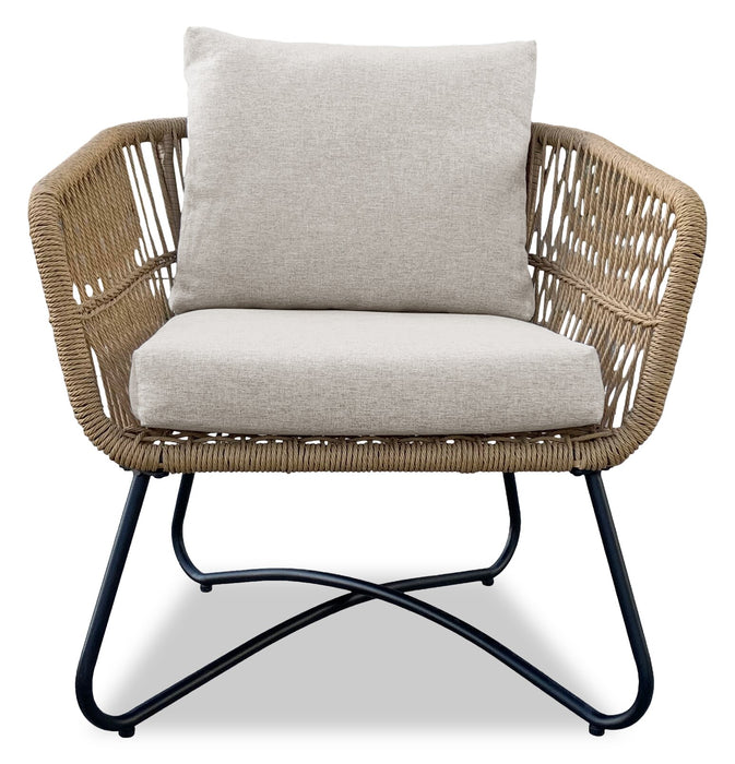 Ensemble de conversation Sicily 3 pièces pour la terrasse à l’extérieur avec 2 fauteuils et table